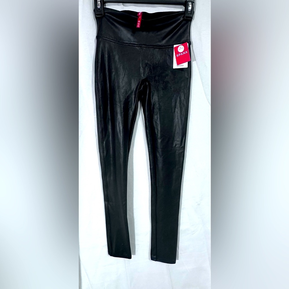 NWT SPANX faux leather leggings size small
